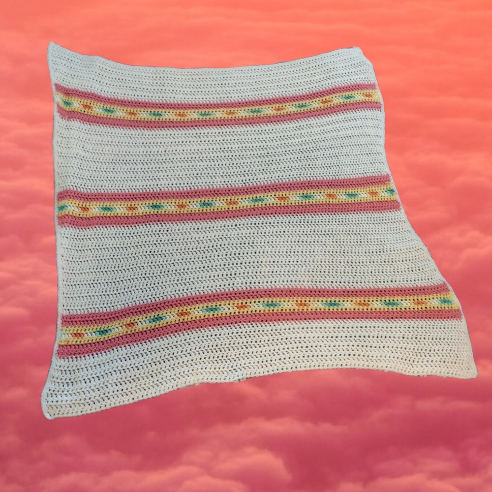 Hand Made Knitted Blanket